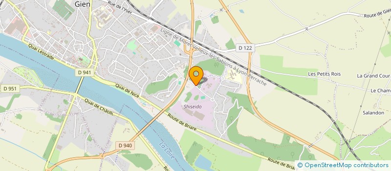 localisation de l'entreprise COMMUNAUTE PROFESSIONNELLE TERRITORIALE DE SANTE DU GIENNOIS-BERRY à GIEN