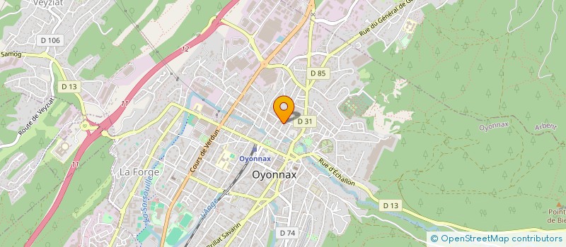 localisation de l'entreprise COMMUNAUTE PROFESSIONNELLE TERRITORIALE DE SANTE DU HAUT-BUGEY à OYONNAX