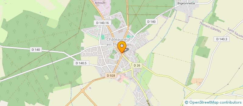 localisation de l'entreprise COMMUNAUTE PROFESSIONNELLE TERRITORIALE DE SANTE DU NORD-OUEST DE L'EURE-ET-LOIR à CHATEAUNEUF-EN-THYMERAIS