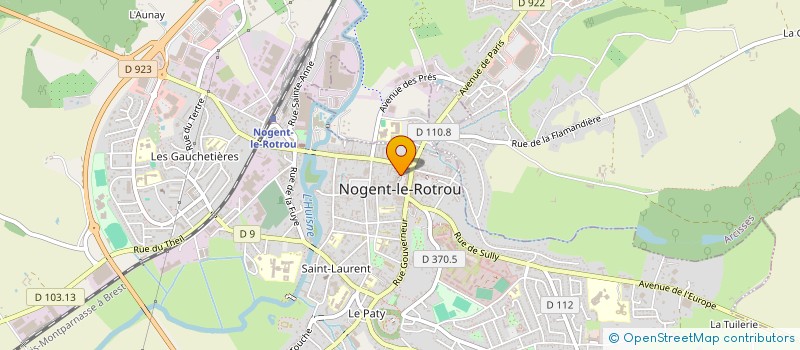 localisation de l'entreprise COMMUNAUTE PROFESSIONNELLE TERRITORIALE DE SANTE DU PERCHE à NOGENT-LE-ROTROU