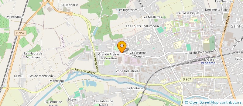 localisation de l'entreprise COMMUNAUTE PROFESSIONNELLE TERRITORIALE DE SANTE DU VENDOMOIS  VENDOME