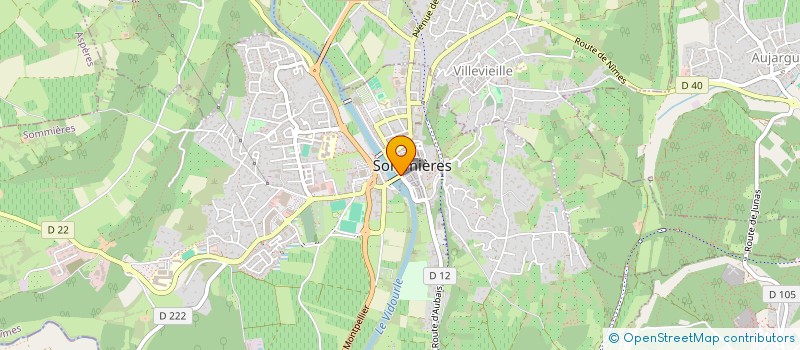 localisation de l'entreprise COMMUNAUTE PROFESSIONNELLE TERRITORIALE DE SANTE EN DEVENIR VIDOURLE EN SANTE  SOMMIERES