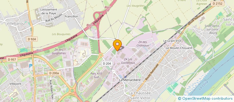 localisation de l'entreprise COMMUNAUTE PROFESSIONNELLE TERRITORIALE DE SANTE LA SALAMANDRE à BLOIS
