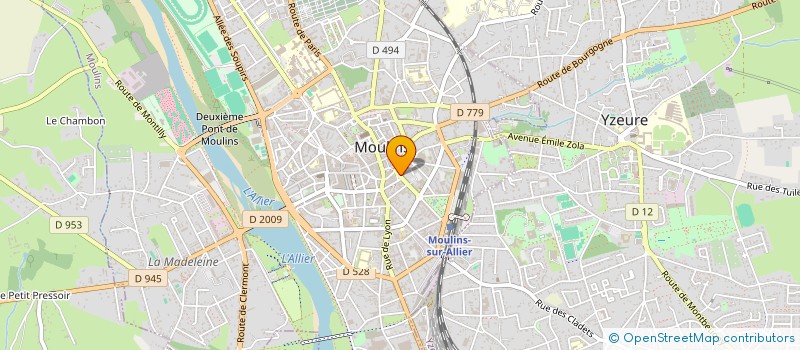 localisation de l'entreprise COMMUNAUTE PROFESSIONNELLE TERRITORIALE DE SANTE NORD-ALLIER (CPTS NORD-ALLIER)  AVERMES