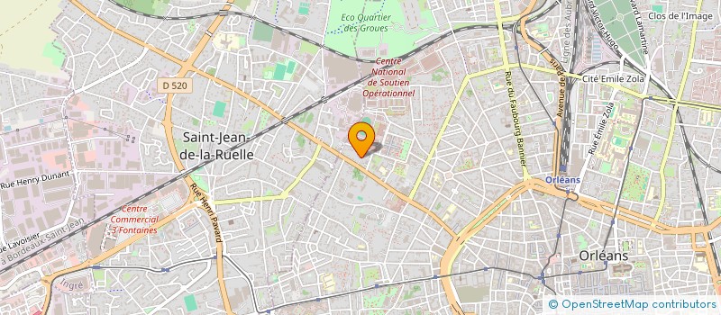 localisation de l'entreprise COMMUNAUTE PROFESSIONNELLE TERRITORIALE DE SANTE ORLEANAISE à ORLEANS