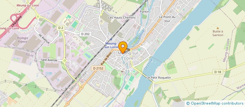 localisation de l'entreprise COMMUNAUTE PROFESSIONNELLE TERRITORIALE DE SANTE OUEST LOIRET à MEUNG-SUR-LOIRE