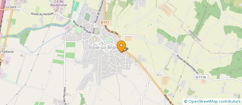 localisation de l'entreprise COMMUNAUTE PROFESSIONNELLE TERRITORIALE DE SANTE PLAINES DE SANTE  ETOILE-SUR-RHONE