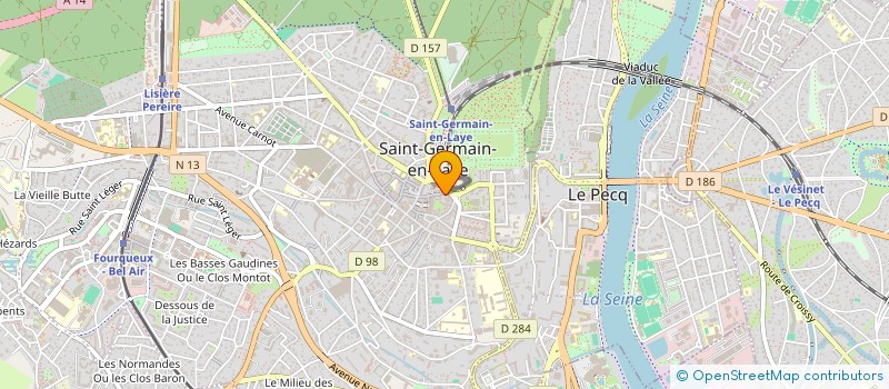 localisation de l'entreprise COMMUNAUTE PROFESSIONNELLE TERRITORIALE DE SANTE SEINE ET FORETS  SAINT-GERMAIN-EN-LAYE