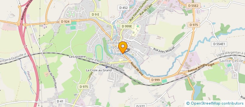 localisation de l'entreprise COMMUNAUTE PROFESSIONNELLE TERRITORIALE DE SANTE SUD-MANCHE à VILLEDIEU-LES-POELES-ROUFFIGNY