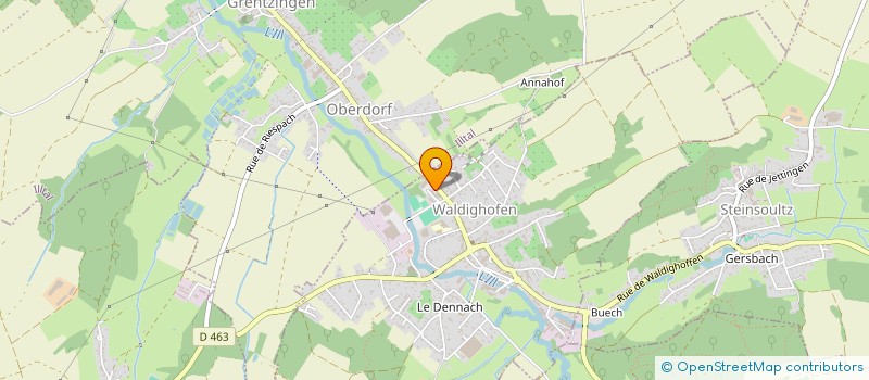 localisation de l'entreprise COMMUNAUTE PROFESSIONNELLE TERRITORIALE DE SANTE SUNDGAU à WALDIGHOFEN
