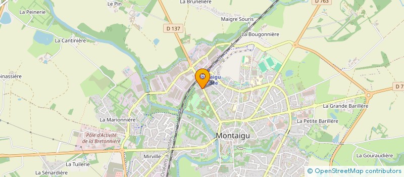 localisation de l'entreprise COMMUNAUTE PROFESSIONNELLE TERRITORIALE DE SANTE TERRE DE MONTAIGU  MONTAIGU-VENDEE
