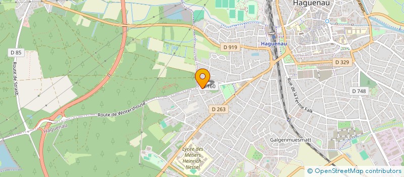 localisation de l'entreprise COMMUNAUTE REDEMPTORISTES  HAGUENAU