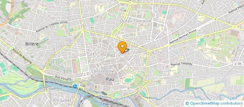 localisation de l'entreprise COMMUNAUTE REFORMEE ET PRESBYTERIENNE DE PAU à PAU