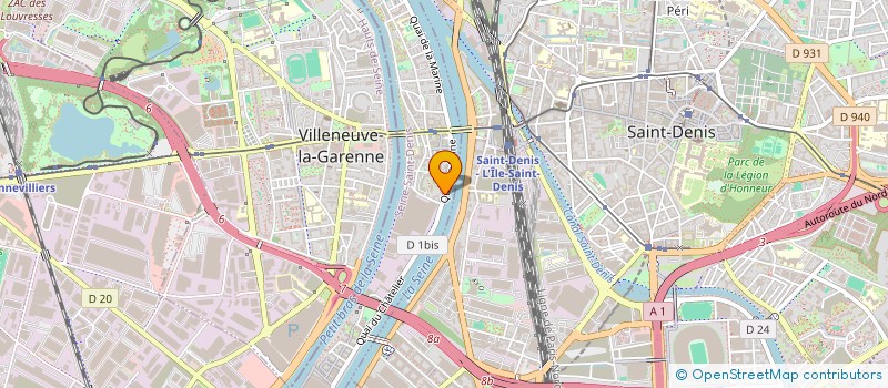 localisation de l'entreprise COMMUNAUTE RELIGIEUSE  L'ILE-SAINT-DENIS