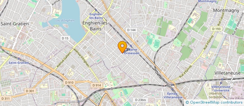 localisation de l'entreprise COMMUNAUTE SACERDOTALE NOTRE DAME  ENGHIEN-LES-BAINS