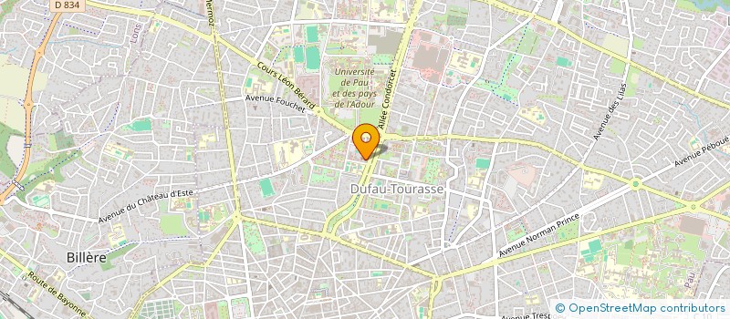 localisation de l'entreprise COMMUNAUTE SACERDOTALE PAROISSE SAINT PIERRE à PAU