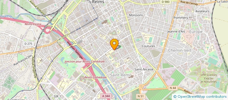 localisation de l'entreprise COMMUNAUTE SAINT IGNACE  REIMS