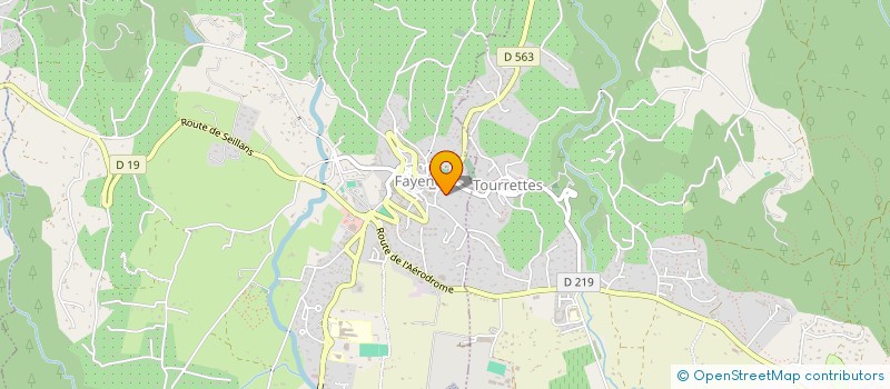 localisation de l'entreprise COMMUNAUTE SAINT MARTIN  FAYENCE