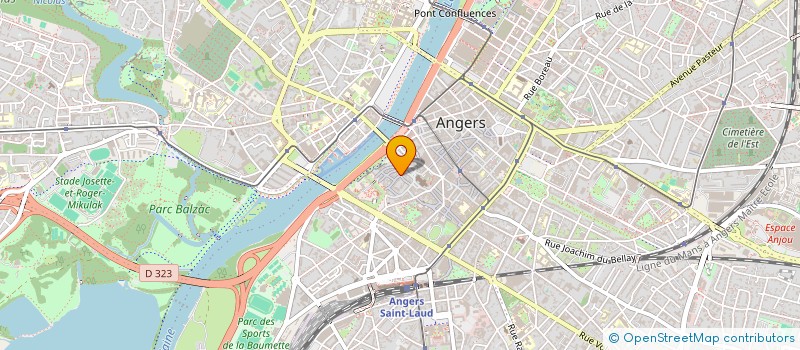 localisation de l'entreprise COMMUNAUTE SAINT MAURICE à ANGERS