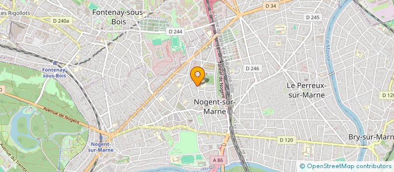 localisation de l'entreprise COMMUNAUTE SAINT PAUL  NOGENT-SUR-MARNE