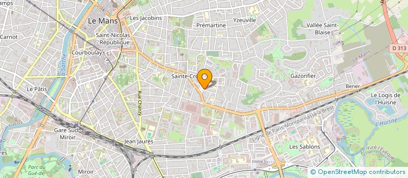 localisation de l'entreprise COMMUNAUTE SAINTE CROIX  LE MANS