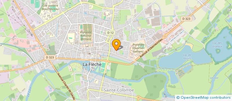 localisation de l'entreprise COMMUNAUTE SAINTE JEANNE D'ARC  LA FLECHE