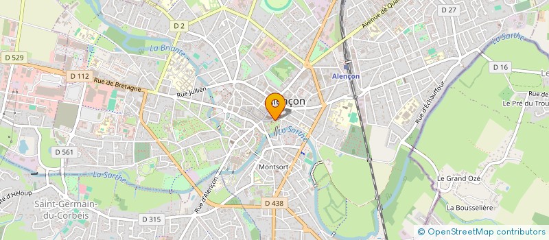 localisation de l'entreprise COMMUNAUTE SOEURS DE LA CHARITE à ALENCON