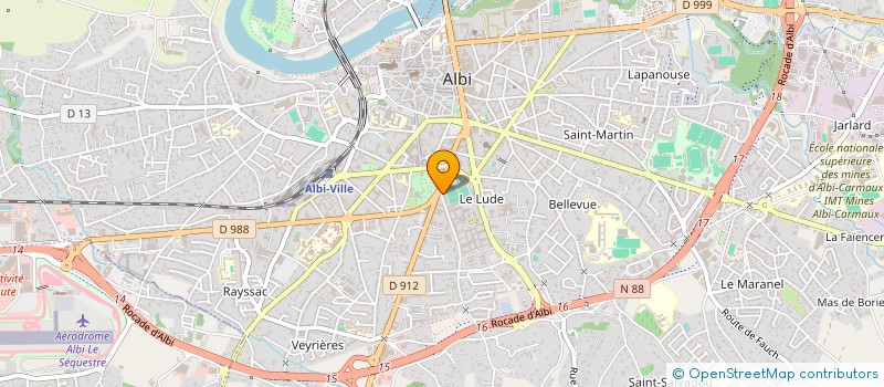 localisation de l'entreprise COMMUNAUTE SOEURS DU BON SAUVEUR à ALBI