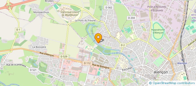 localisation de l'entreprise COMMUNAUTE SOEURS MARIE JOSEPH à ALENCON