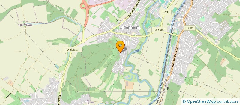 localisation de l'entreprise COMMUNAUTE SOLIDAIRE ALSACE à BRUNSTATT-DIDENHEIM