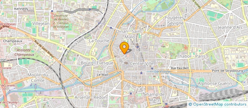 localisation de l'entreprise COMMUNAUTE ST TH VILLENEUVE  RENNES