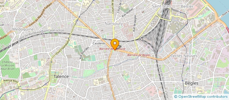 localisation de l'entreprise COMMUNAUTE STE FAMILLE à BORDEAUX