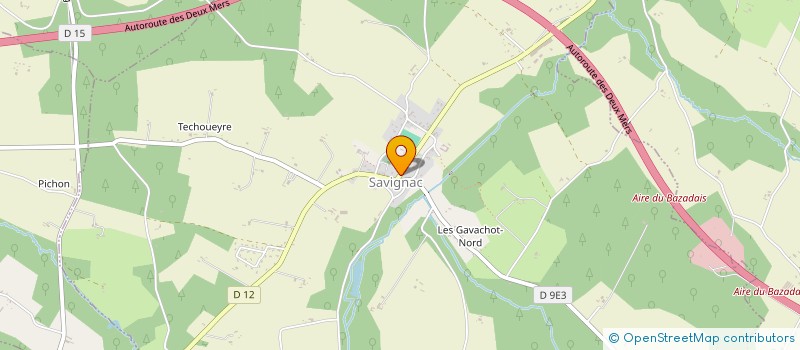 localisation de l'entreprise COMMUNAUTE STE MARIE DU RIVET  AUROS