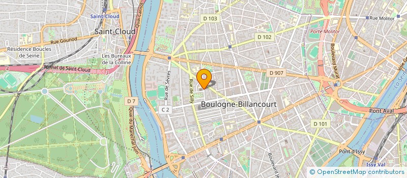 localisation de l'entreprise COMMUNAUTE STE THERESE à BOULOGNE-BILLANCOURT