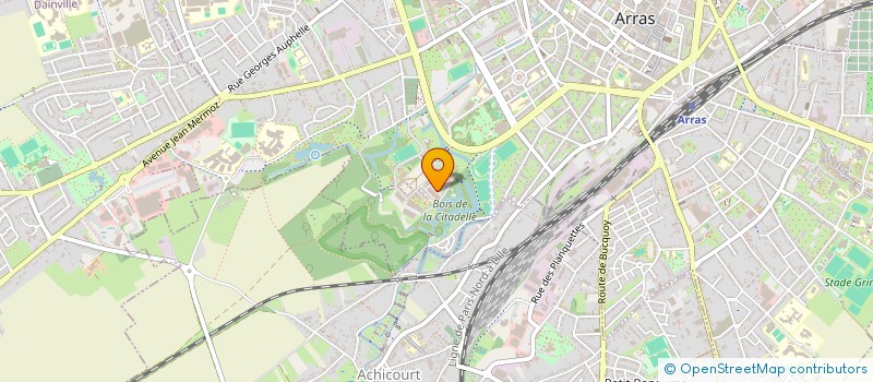 localisation de l'entreprise COMMUNAUTE URBAINE D'ARRAS à ARRAS