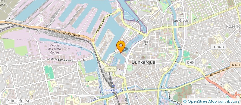 localisation de l'entreprise COMMUNAUTE URBAINE DE DUNKERQUE à DUNKERQUE