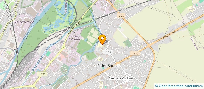 localisation de l'entreprise COMMUNAUTE URSULINE  SAINT-SAULVE