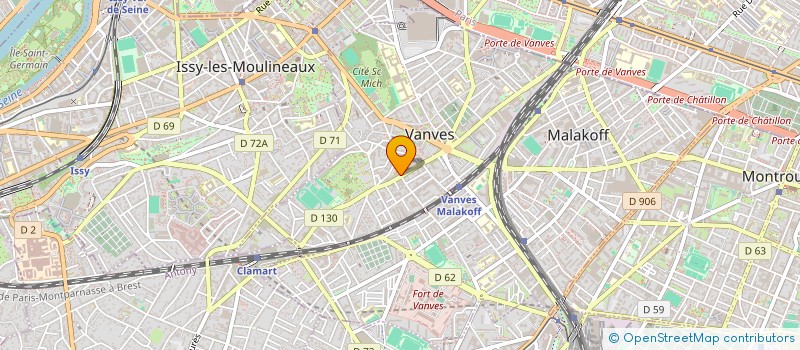 localisation de l'entreprise COMMUNAUTE VANVES MARCHERON à VANVES