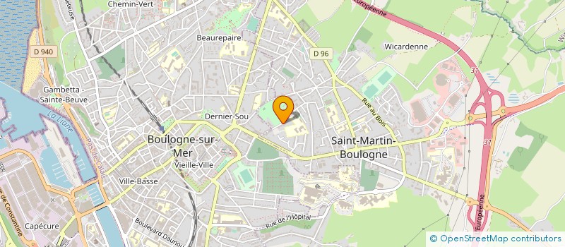 localisation de l'entreprise COMMUNAUTE VILLA MAQUETRA  SAINT-MARTIN-BOULOGNE