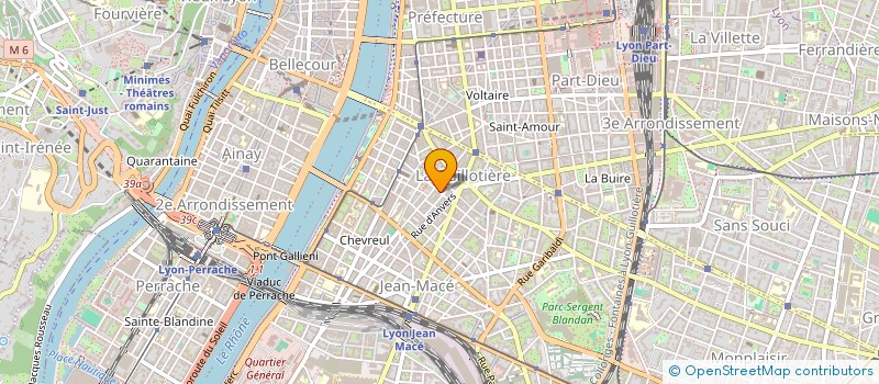 localisation de l'entreprise COMMUNE à LYON