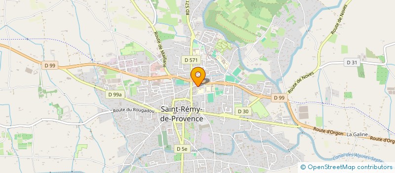 localisation de l'entreprise COMMUNE  SAINT-REMY-DE-PROVENCE