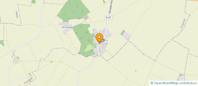 localisation de l'entreprise COMMUNE ANDREZEL à ANDREZEL