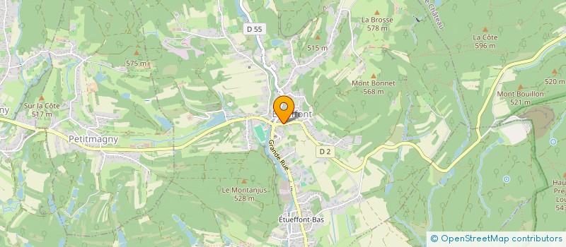 localisation de l'entreprise COMMUNE ASSOCIEE D ETUEFFONT BAS à ETUEFFONT