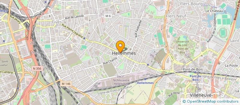 localisation de l'entreprise COMMUNE ASSOCIEE D HELLEMMES à LILLE
