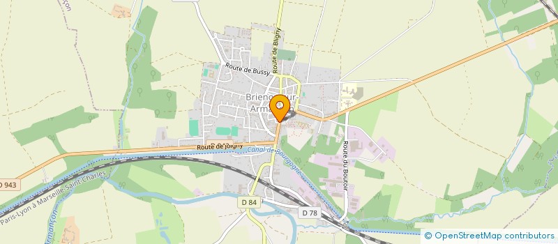 localisation de l'entreprise COMMUNE ASSOCIEE DE BLIGNY EN OTHE à BRIENON-SUR-ARMANCON