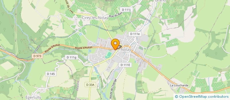 localisation de l'entreprise COMMUNE ASSOCIEE DE CIREY  NOLAY