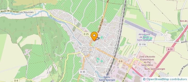 localisation de l'entreprise COMMUNE ASSOCIEE DE CONCOEUR ET CORBOIN à NUITS-SAINT-GEORGES