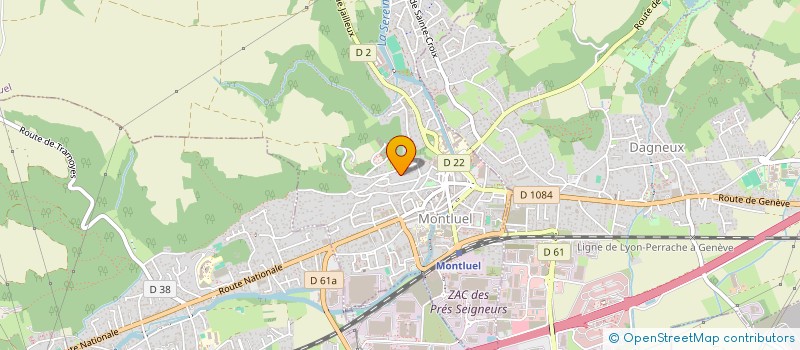 localisation de l'entreprise COMMUNE ASSOCIEE DE CORDIEUX  MONTLUEL