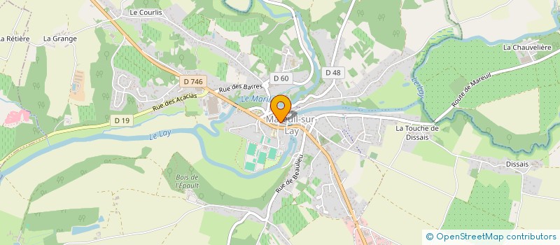 localisation de l'entreprise COMMUNE ASSOCIEE DE DISSAIS à MAREUIL-SUR-LAY-DISSAIS
