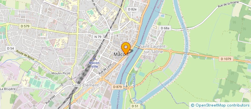 localisation de l'entreprise COMMUNE ASSOCIEE DE FLACE LES MACON à MACON